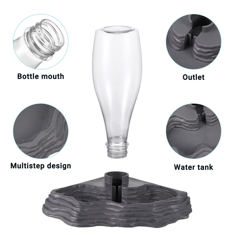 Συντριβάνι τροφοδοσίας ερπετών μπολ για ερπετά αξεσουάρ για κατοικίδια ζώα