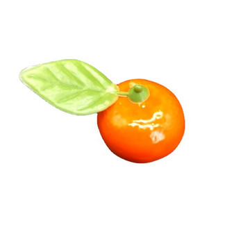 10 τμχ Simulation Fruit Foam Orange with Leaf Small Kumquat Fake Model Sugar Orange Model Decoration Home Shooting Props