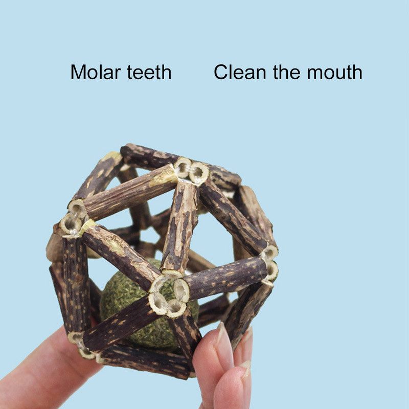 Legendog Silvervine macskajáték üreges fogak tisztító macskamenta macskák haranggolyós játékok Fogtisztító kisállatjáték macskajátékokhoz Kellékek