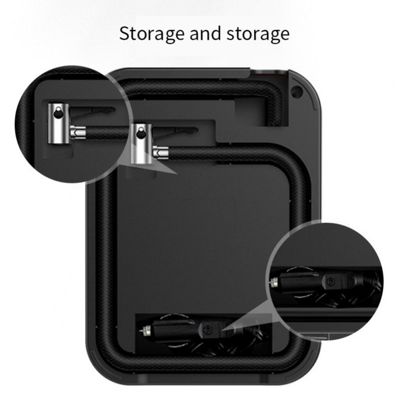 Vezeték nélküli autós légszivattyú 12V 150PSI hordozható motorkerékpárok kerékpár autó gumiabroncs légkompresszor mini felfújható szivattyú