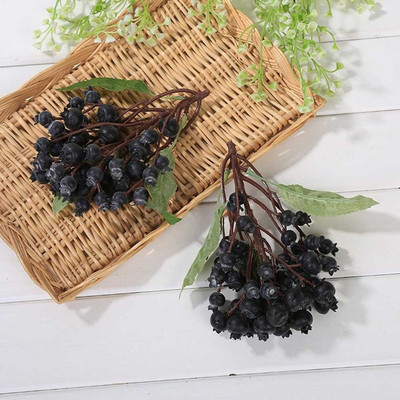 Τεχνητά φρούτα κλαδιά Longan ντομάτα ρόδι μύρτιλα κεράσι Μοντέλο φρούτων βιτρίνα Στολίδι φωτογραφία στηρίγματα Διακόσμηση σπιτιού