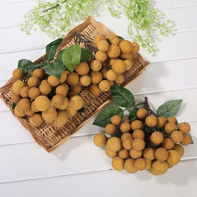 Τεχνητά φρούτα κλαδιά Longan ντομάτα ρόδι μύρτιλα κεράσι Μοντέλο φρούτων βιτρίνα Στολίδι φωτογραφία στηρίγματα Διακόσμηση σπιτιού