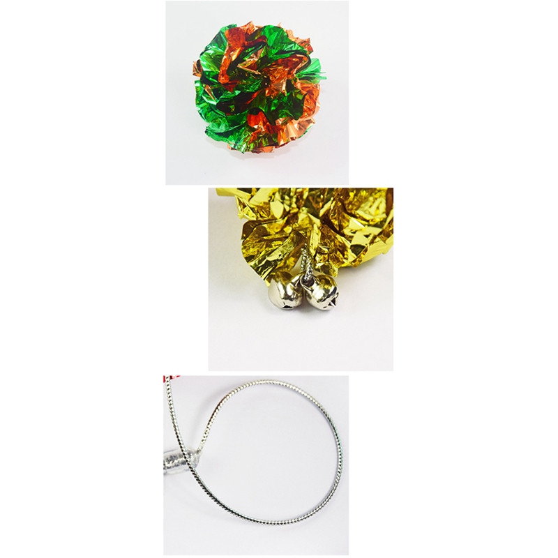 Legendog 1db Crinkle Teaser macskajáték hang interaktív cicapálca kisállat teaser Mylar macskajáték Herbe A chat macska kedvez a kisállatkellékeknek