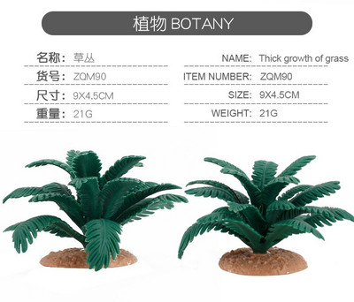 Hüllők kiegészítők Tereprendezés mesterséges kókuszfa dzsungel növény kaméleon gyík béka számára Akvárium kiegészítők