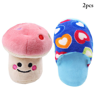 2 db plüss kisállatjáték Kreatív aranyos kutyajáték kutya nyikorgó játék macska rágójátékok kutyáknak Különféle játékok kisállat termékek Legendog