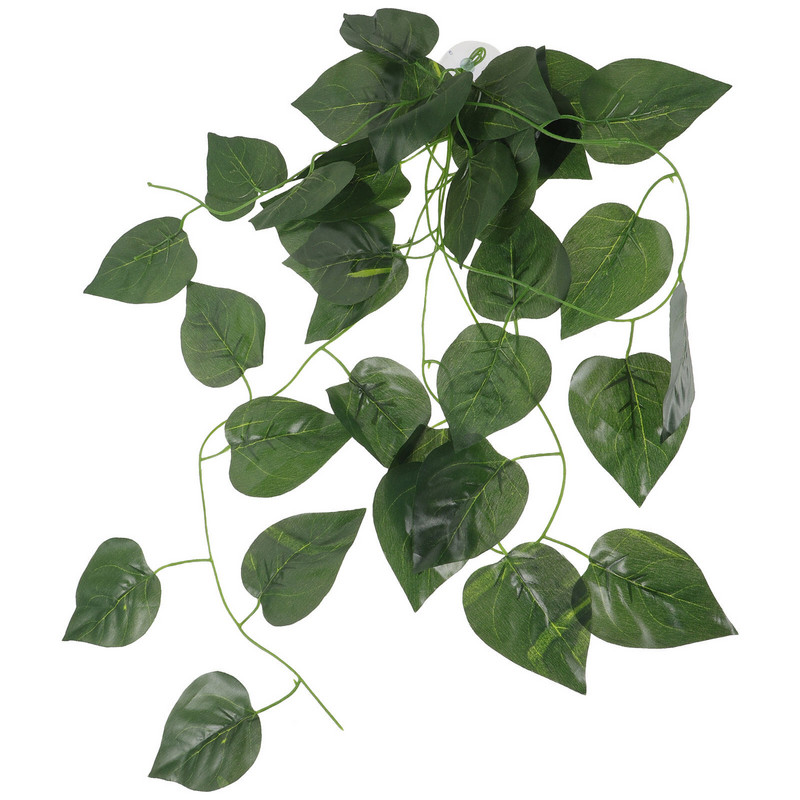 Háziállat hüllők terráriumok Növények Dekoráció Zöld Teknős Akvárium Tereprendezés Műanyag Szimulált Dísz Terrárium Mesterséges