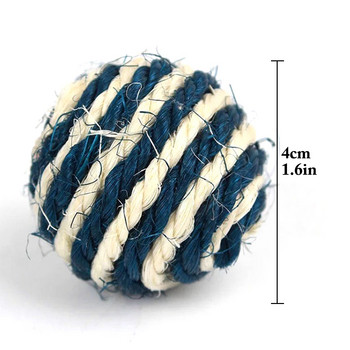 Legendog 5PCS Random Color Cat Play Дъвчаща играчка Sisal Straw Cat Pet Rope Weave Ball Teaser Ball Cats Products For Pets Hot Sale