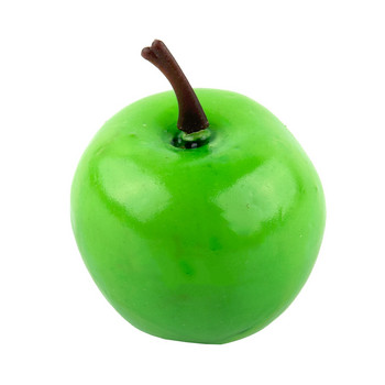 20 τμχ Κόκκινο/Πράσινο Μίνι τεχνητό μήλο Fake Fruit Simulation Lifelike Στολίδι Διακόσμηση Χριστουγεννιάτικου πάρτι κουζίνας σπιτιού