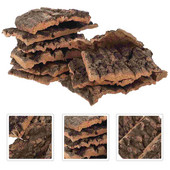 10 τεμ. Τεχνητό φλοιό αμφίποδα ερπετό δέντρο απόκρυψη χελώνα Ξύλο ντεκόρ Σαύρα αναρρίχηση σπηλιά ερπετών φελλού