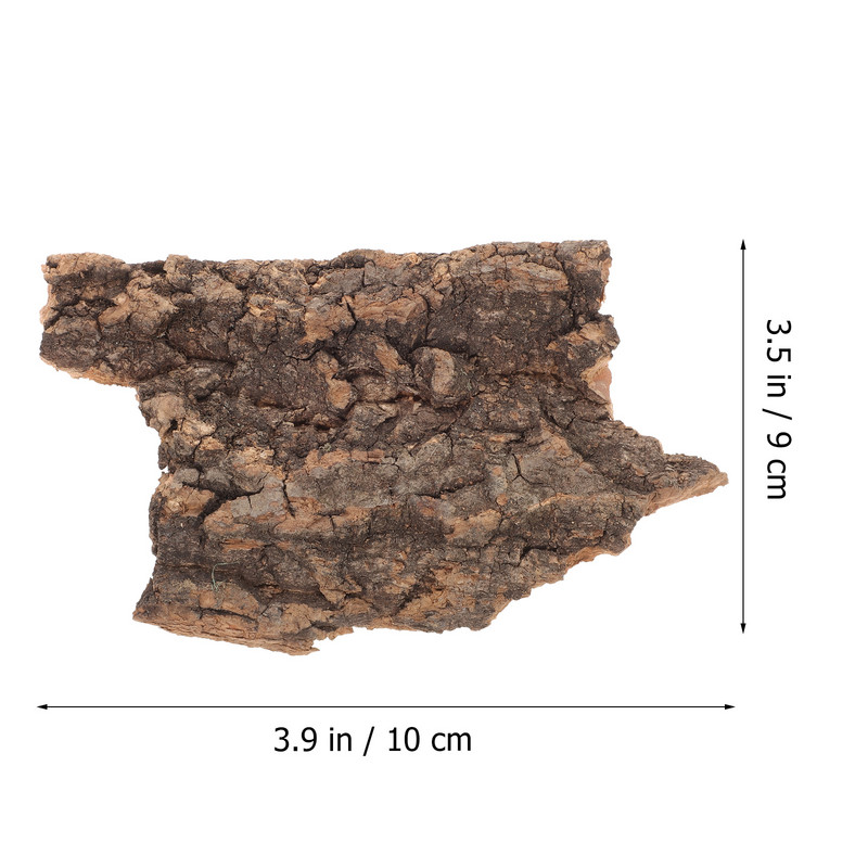 10 db mesterséges kéreg kétlábú hüllőfa elrejtő teknős fa dekor gyík mászó parafa hüllők barlang