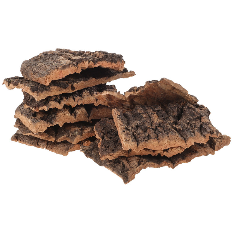 10 db mesterséges kéreg kétlábú hüllőfa elrejtő teknős fa dekor gyík mászó parafa hüllők barlang