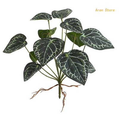 Ερπετό JunglePlant Τεχνητό Κρεμαστό Φυτό Ερπετό Διακόσμηση Οικοτόπου Ερπετών Αναρριχητικό Κλαδί Διακοσμήσεις Ενυδρείου Φυτό