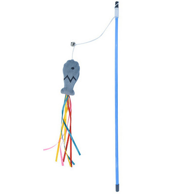 Παιχνίδια με ραβδί γάτας Legendog με ραβδί γάτας παιχνίδι ραβδί Αστείο σχέδιο ψαριού Φούντα ραβδί γάτα παιχνίδι ραβδί εκπαίδευσης γατούλα με προμήθειες κατοικίδιων γατών