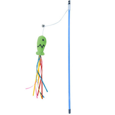 Παιχνίδια με ραβδί γάτας Legendog με ραβδί γάτας παιχνίδι ραβδί Αστείο σχέδιο ψαριού Φούντα ραβδί γάτα παιχνίδι ραβδί εκπαίδευσης γατούλα με προμήθειες κατοικίδιων γατών