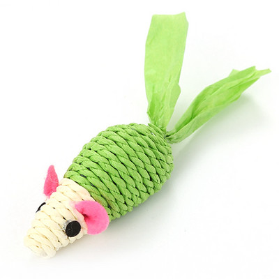 Γάτα Legendog που παίζει με το παιχνίδι Ποντίκι με ελαστικό σχοινί τυλίγματος μαλακό υλικό Χαριτωμένο σχήμα γάτας Παιχνίδι κατοικίδιο χαριτωμένο παιχνίδι προσομοίωσης κατοικίδιων ζώων παιχνίδι μπάλα