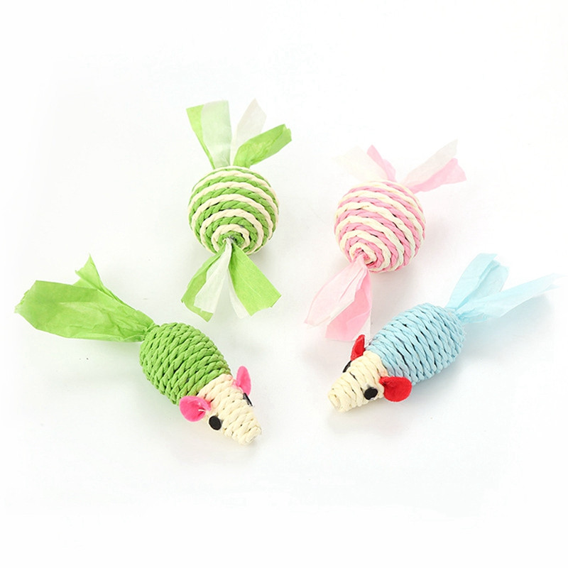 Legendog macska játékkal játszik Rugalmas kötéltekercselő egér puha anyag aranyos forma macskajáték kisállat aranyos szimulációs játékok kisállat labdajáték