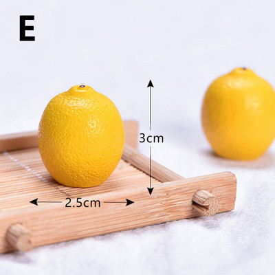 Mākslīgie augļi un dārzeņi Mājas dekorēšana Viltus apelsīns persiks ābols arbūzs citrons persiks ornaments pārtikas fotografēšanas rekvizīti