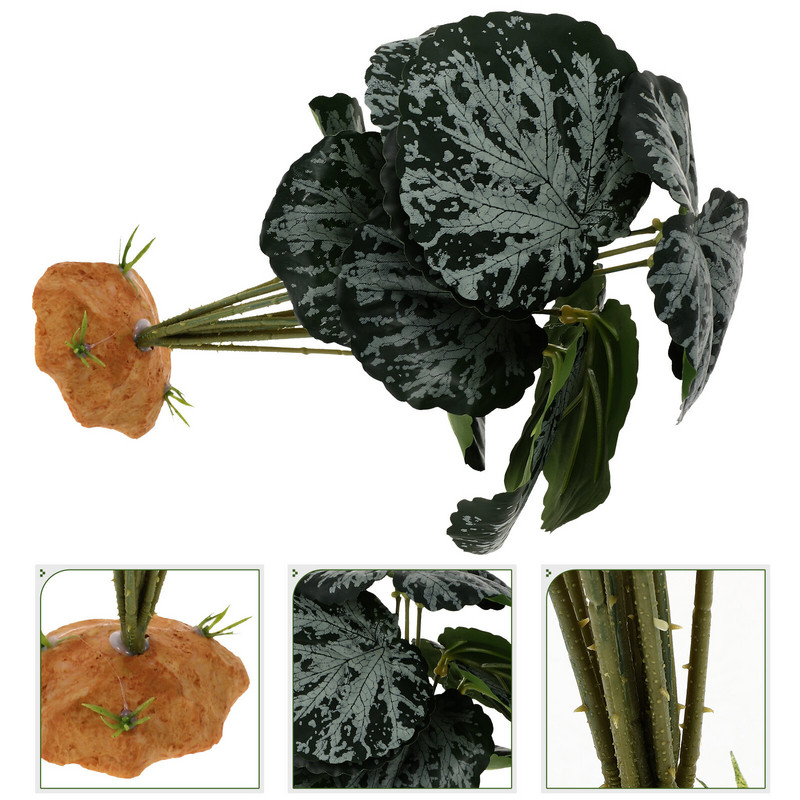 Hegymászó kisállatdoboz hamis dekoráció dísz terrárium szimulált akvárium tereprendezés hüllő dekoráció dísz dekoratív pók