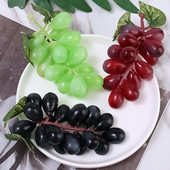 Artificial Fruit Grape Lifelike Simulation Fruits Πλαστικό συμπαγές διακοσμητικό τραπέζι Φεστιβάλ Πάρτι Fake Fruit Vegetable Model Photo Prop