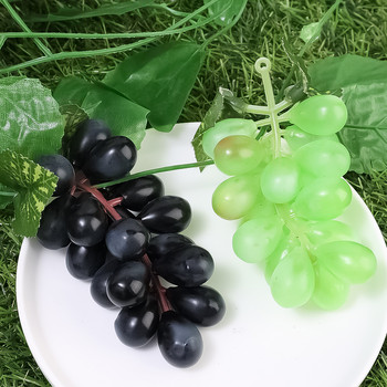 Artificial Fruit Grape Lifelike Simulation Fruits Πλαστικό συμπαγές διακοσμητικό τραπέζι Φεστιβάλ Πάρτι Fake Fruit Vegetable Model Photo Prop