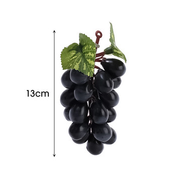 Artificial Fruit Grape Lifelike Simulation Fruits Πλαστικό συμπαγές διακοσμητικό τραπέζι Φεστιβάλ Πάρτι Fake Fruit Vegetable Model Photo Prop