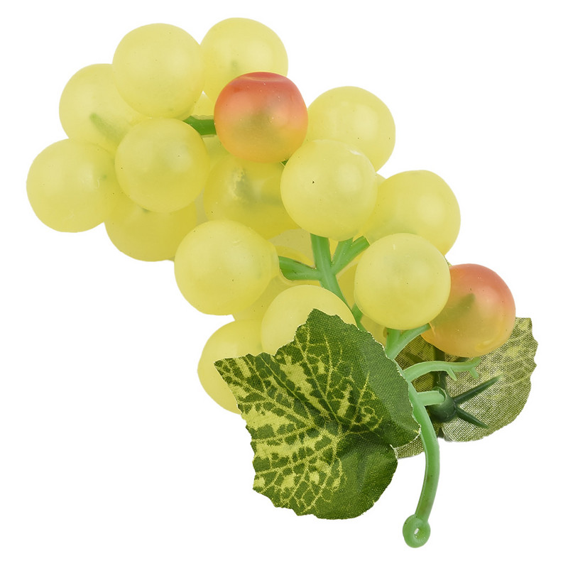 Mākslīgās vīnogu ķekari Simulācijas Vīnogas Plastmasas Viltus Augļi Rotangpalmas Dārza Mājas Iekārtojums Spēle Rekvizīti Augļu Dekorēšana