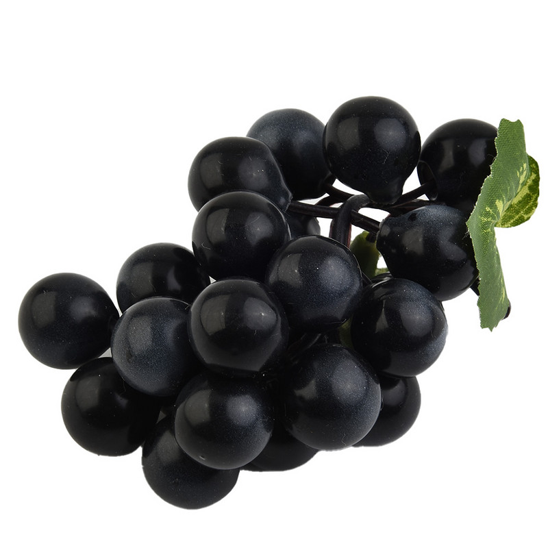 Mākslīgās vīnogu ķekari Simulācijas Vīnogas Plastmasas Viltus Augļi Rotangpalmas Dārza Mājas Iekārtojums Spēle Rekvizīti Augļu Dekorēšana