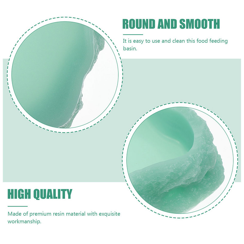 Élelmiszer Kopásálló vizestál finom hüllőtál, fényes etető kellékek napi használat