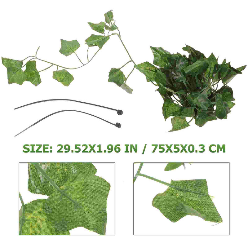 Mesterséges Ivy hüllődoboz szőlőhüllő hegymászó élőhely dekorációja
