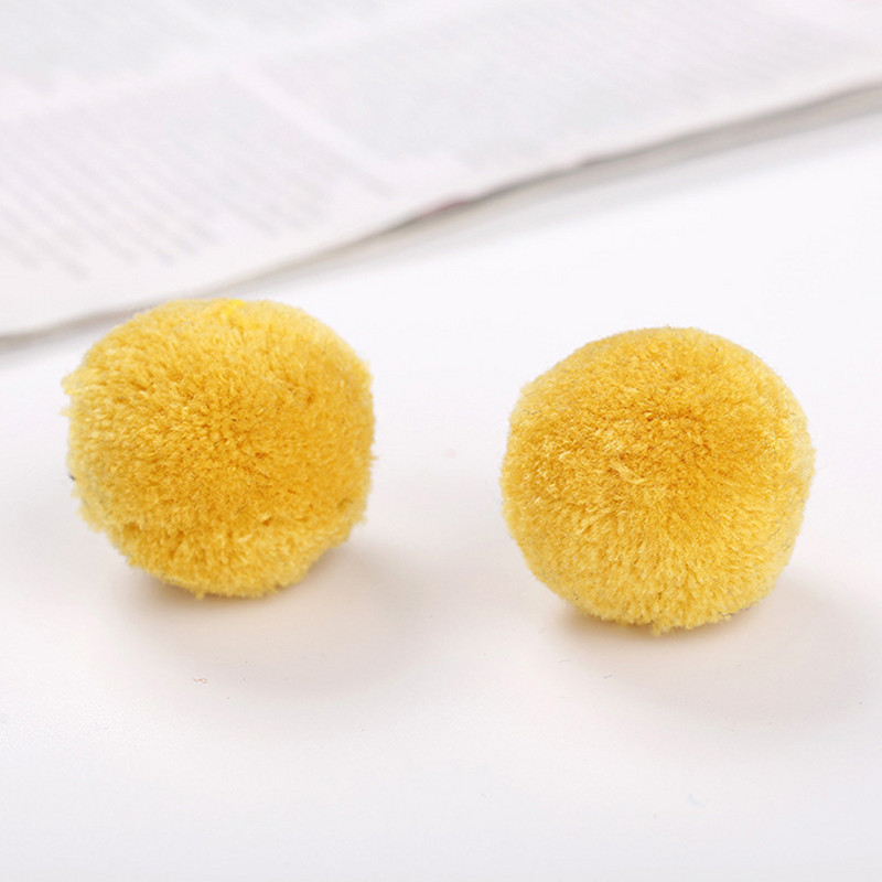 Legendog 5db Aranyos pompom macskajátékok plüss színes golyós játék macska interaktív labdás kisállat kellékek kisállat kiegészítők véletlenszerű színek