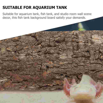 Glass Animals Pet Fish Tank Landscaping Terrarium Decor Αξεσουάρ Πίνακας φόντου Reptile Bark Aquarium Διακοσμητικό