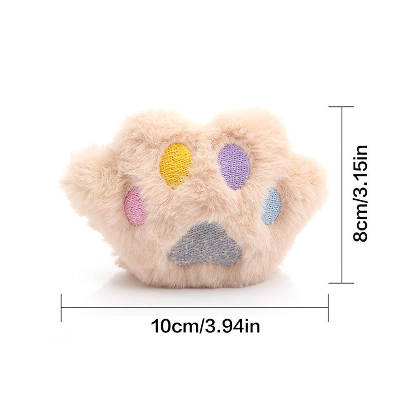 Legendog Cute Cartoon βελούδινα πατουσάκια γάτας με γατόπανο που παίζει διαδραστικά κατοικίδια γάτα Παιχνίδια για γατάκια Αξεσουάρ για δάγκωμα δοντιών γατούλας