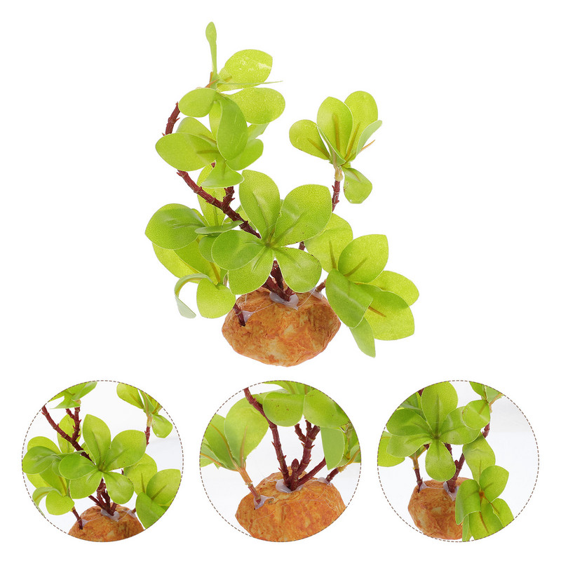 Fish Dekorációk Tartálydíszek Élethű díszítés Műanyag mesterséges hüllő szimuláció