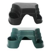 Műanyag hüllőrejtődoboz 2 mosogatóval díszített Gecko Leopard kis kígyó rágcsálóknak