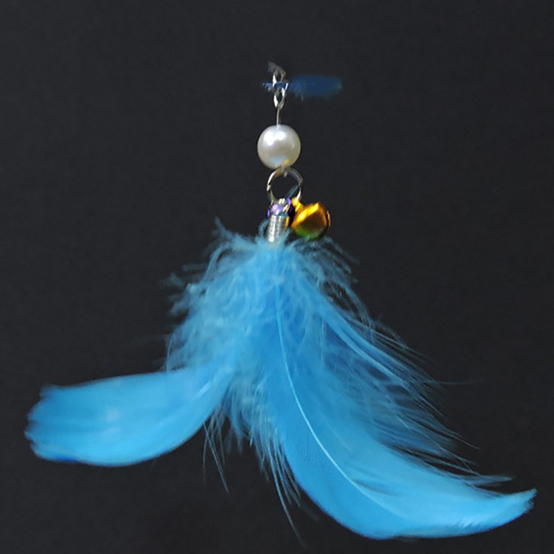 Legendog 1db macskajáték áltoll macska ugrató játék Pom Pom csengő móka cica pálca játék kisállat interaktív játék macska kedvencek kisállat kellékek