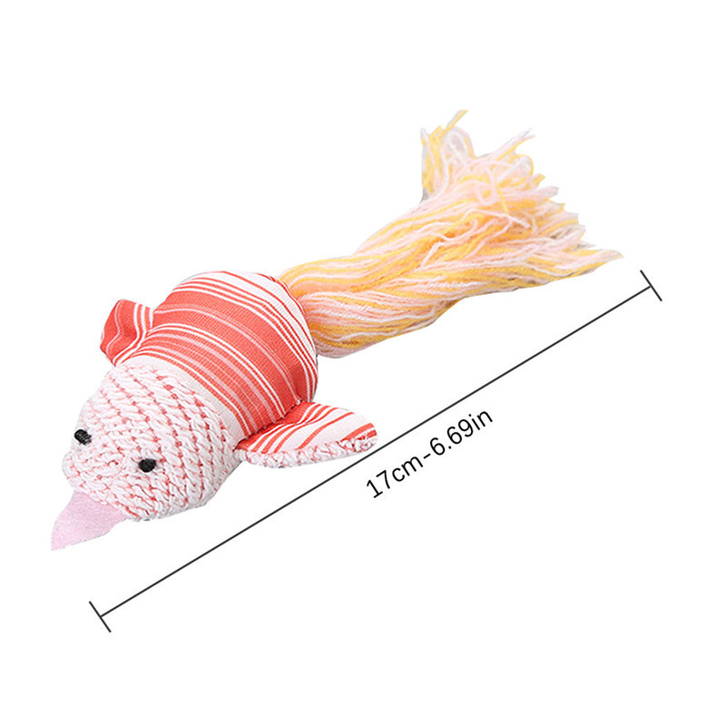 Legendog 1db kisállat puha macskajáték interaktív macskamenta kisállat játék madár töltött ruha pamut fonal cica harapás játék macska rágójáték