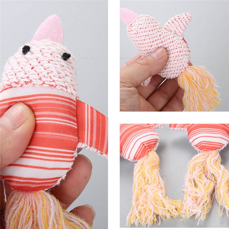 Legendog 1db kisállat puha macskajáték interaktív macskamenta kisállat játék madár töltött ruha pamut fonal cica harapás játék macska rágójáték