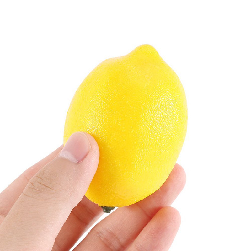 Karácsonyi Konyhaparti Esküvői Otthoni Hamis gyümölcs mesterséges citrom dekorációs szimuláció