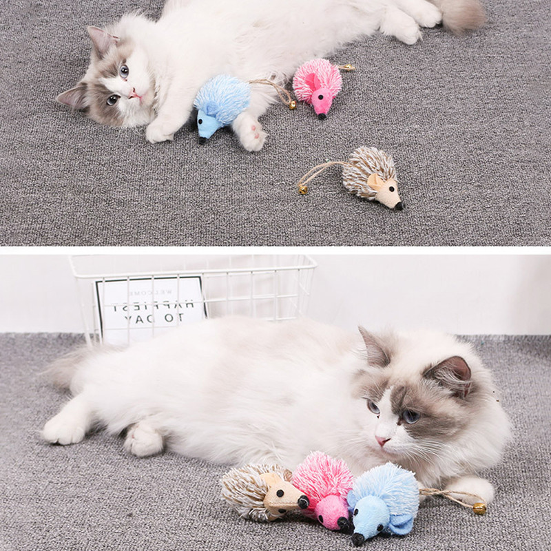 Legendog 1db macskajátékok plüss szimulációs egérjáték macskáknak karcolás-harapásálló macskajátékok interaktív cicajáték csengővel