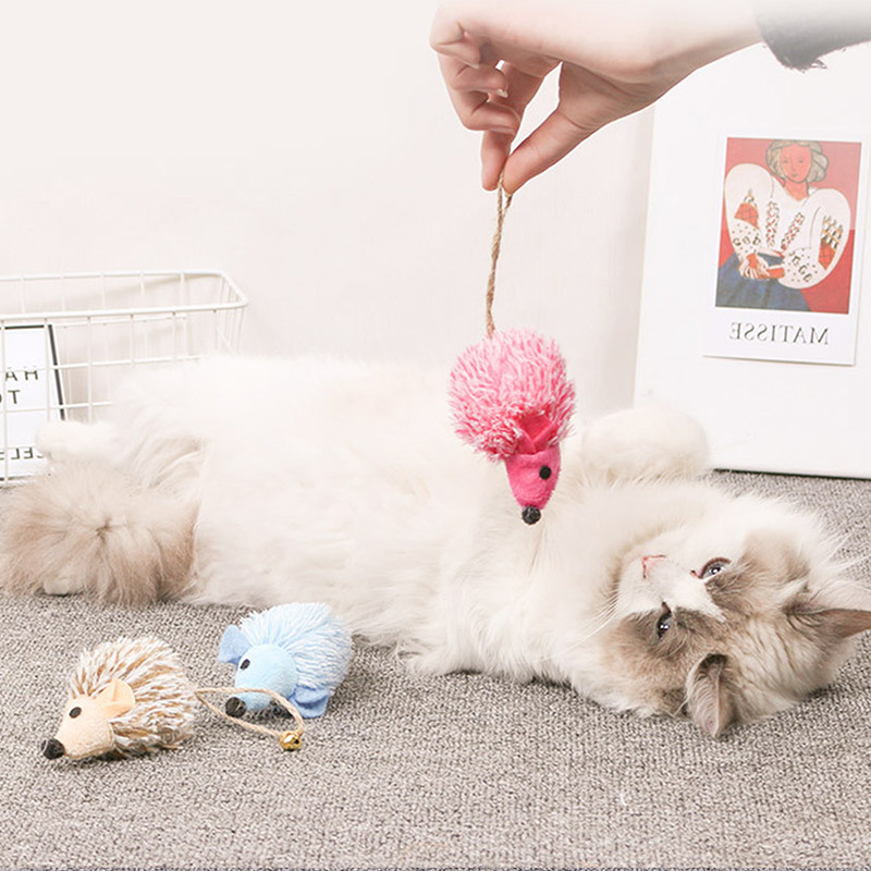 Legendog 1db macskajátékok plüss szimulációs egérjáték macskáknak karcolás-harapásálló macskajátékok interaktív cicajáték csengővel
