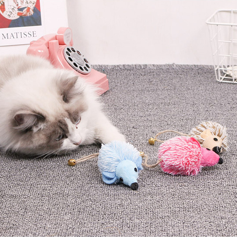 Legendog 1db macskajátékok plüss szimulációs egérjáték macskáknak karcolás-harapásálló macskajátékok interaktív cicajáték csengővel