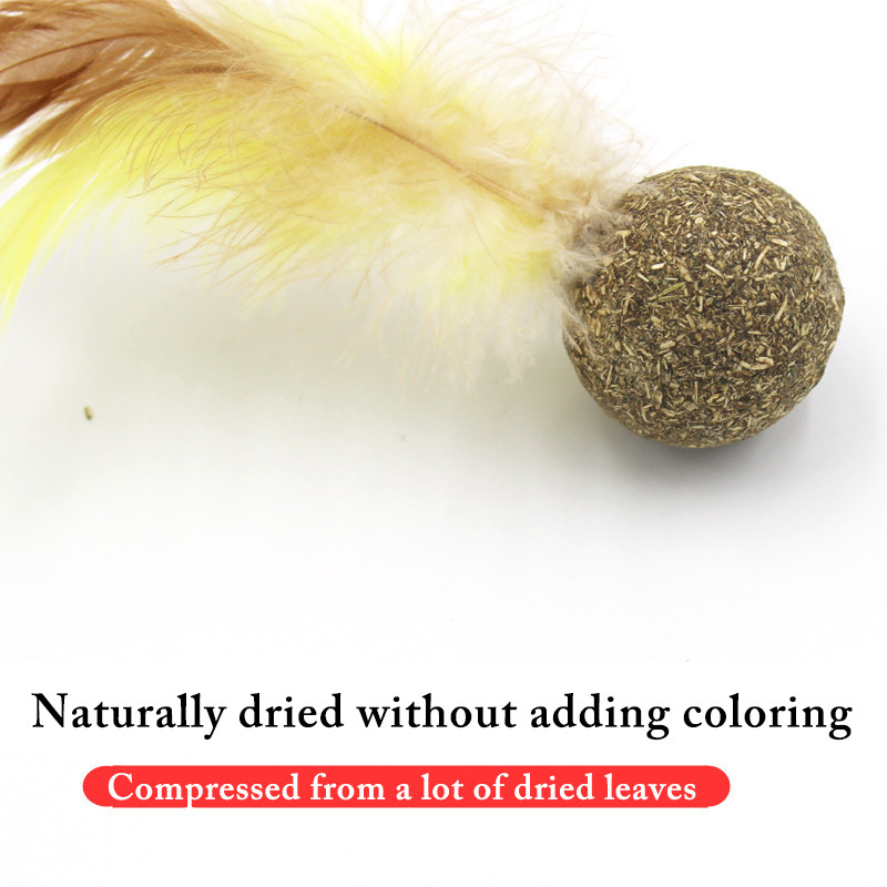 Legendog 1db macska macskamenta labda interaktív műtollas macskajáték zápfogó golyó macskafű kellékek macska rágógolyós macska kellékei