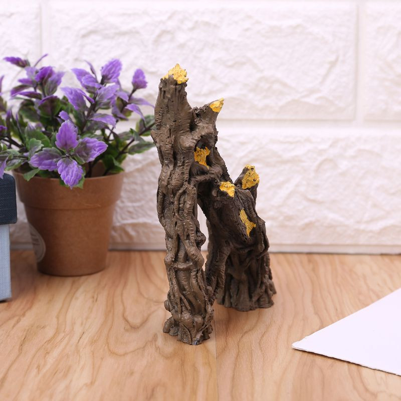 Hüllők rejtőzködő barlang Hüllők ágak Akvárium Dísz Akvárium Dekoráció Tarantula Iguana Élőhely számára