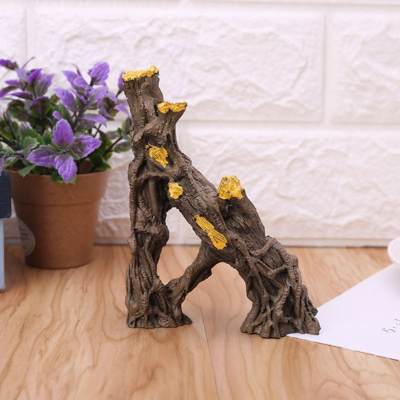 Hüllők rejtőzködő barlang Hüllők ágak Akvárium Dísz Akvárium Dekoráció Tarantula Iguana Élőhely számára