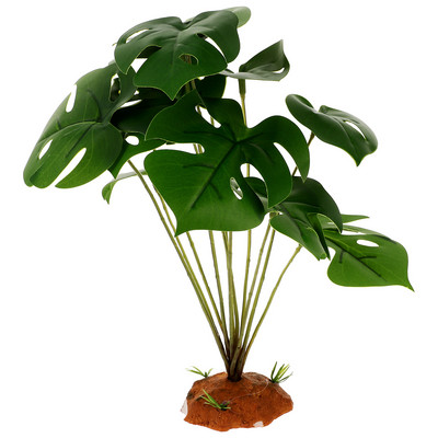 Teknősdoboz gyíktartály dekoráció Pók hüllő terrárium kiegészítők Mesterséges akváriumi növények haldísz