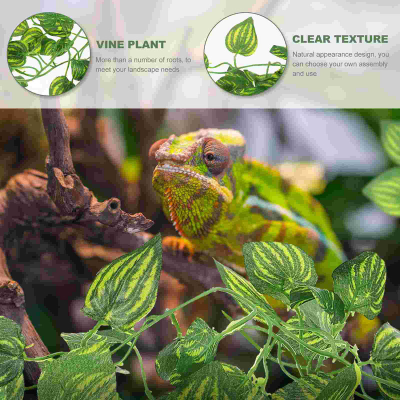 Tereprendezés Növények Terrárium Táj szőlő Hamis hüllők Halak Díszítések Tank Állat Műanyag