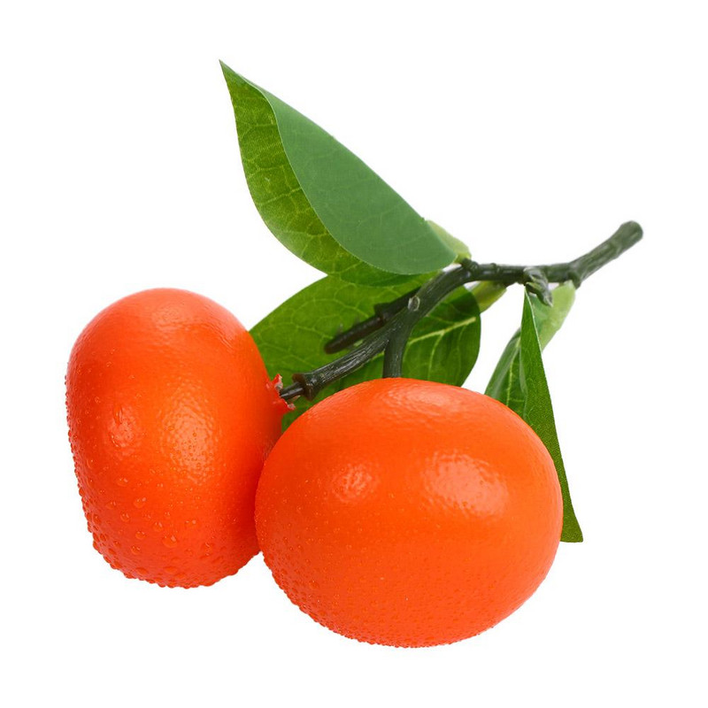 Gyümölcsök Hab Anyag Otthoni díszek gyümölcsökkel és levelekkel Party dekoráció Mandarin Modell Hamis narancs Műgyümölcs
