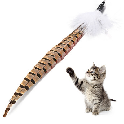 Többszínű macska ugrató játék póttoll, utántölthető macskapálca játék cica macska számára szórakoztató gyakorlatok, játék bot nélkül