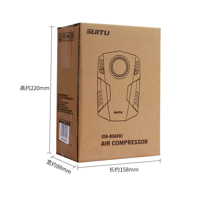 Hordozható autós légkompresszor DC 12V digitális gumiabroncs-felfújó légszivattyú 150 PSI automatikus légszivattyú autós motorkerékpár LED-es könnyű gumiabroncs szivattyúhoz