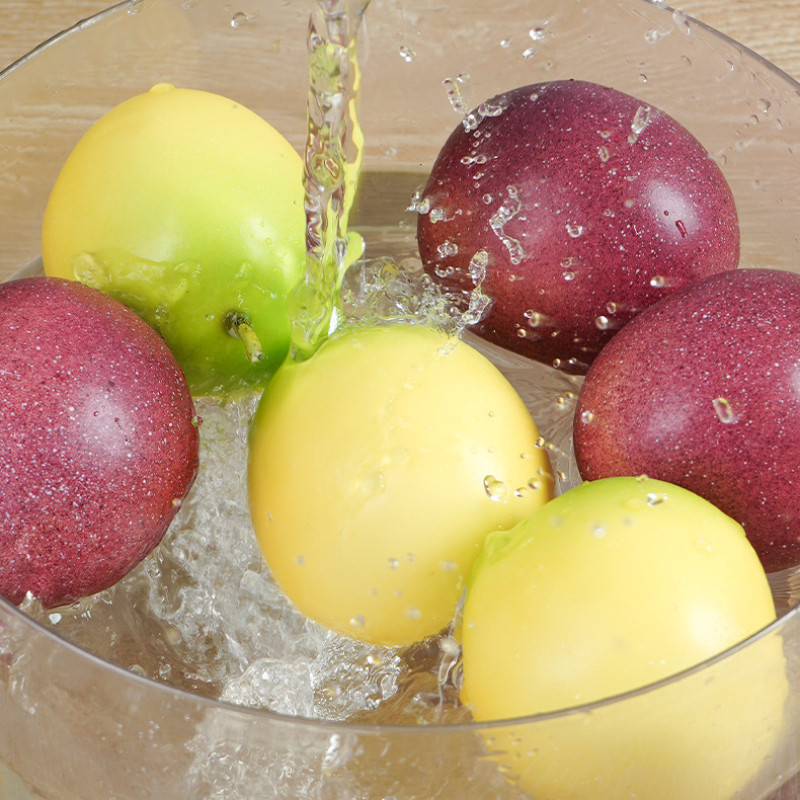 2 DB mesterséges gyümölcsök maracuja-kijelző kellékek hab golgotagyümölcs kirakatdísz modell